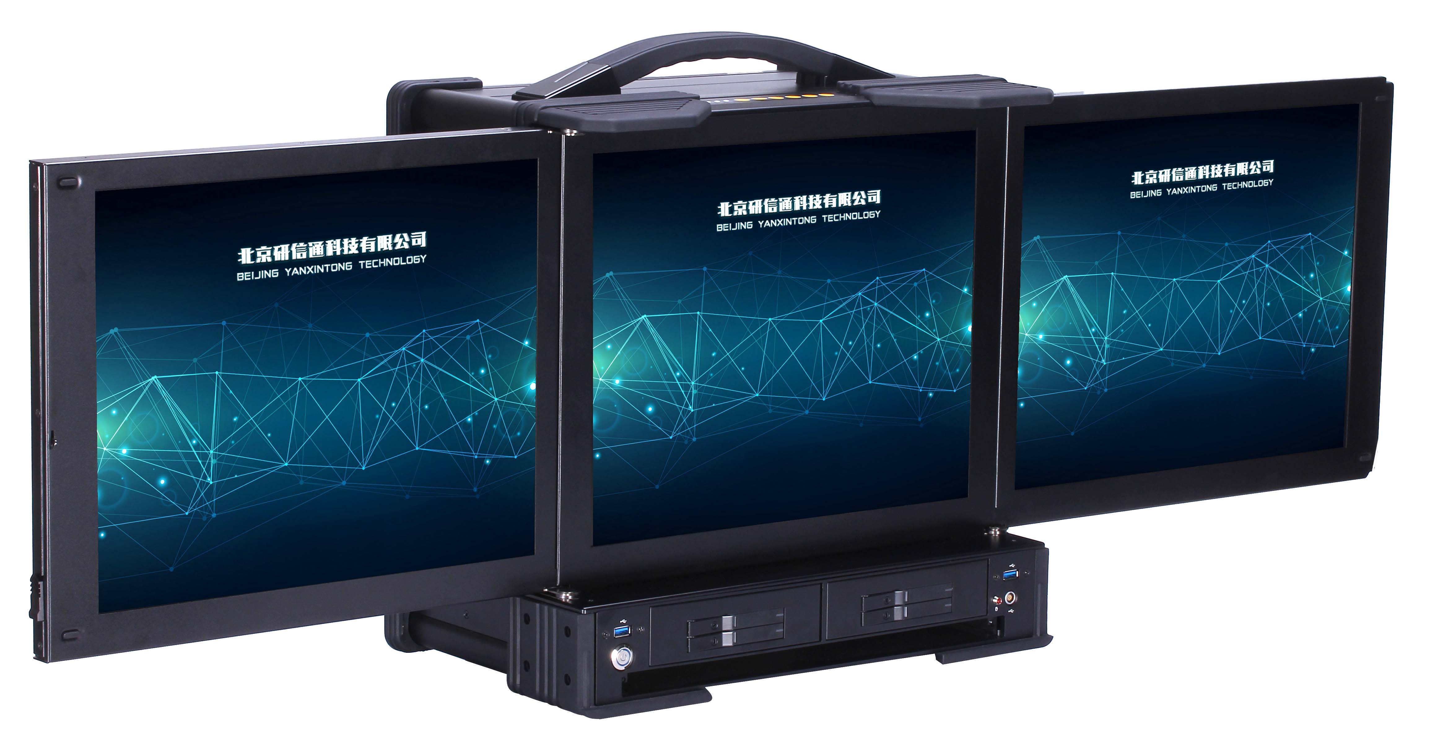 三屏系统重现江湖：背后一台完整主机-三屏,多屏,主机,台北电脑展, ——快科技(驱动之家旗下媒体)--科技改变未来